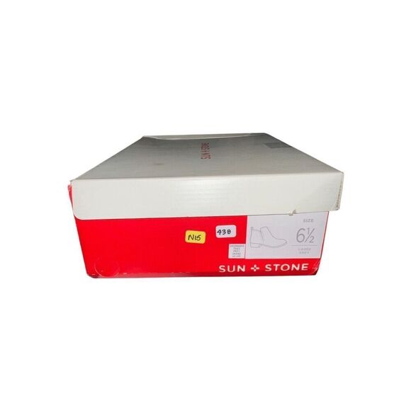 Sun & Stone Cadee Grey Fashion Faux Leather Booties Women’s Size 6.5M - Picture 10 of 10